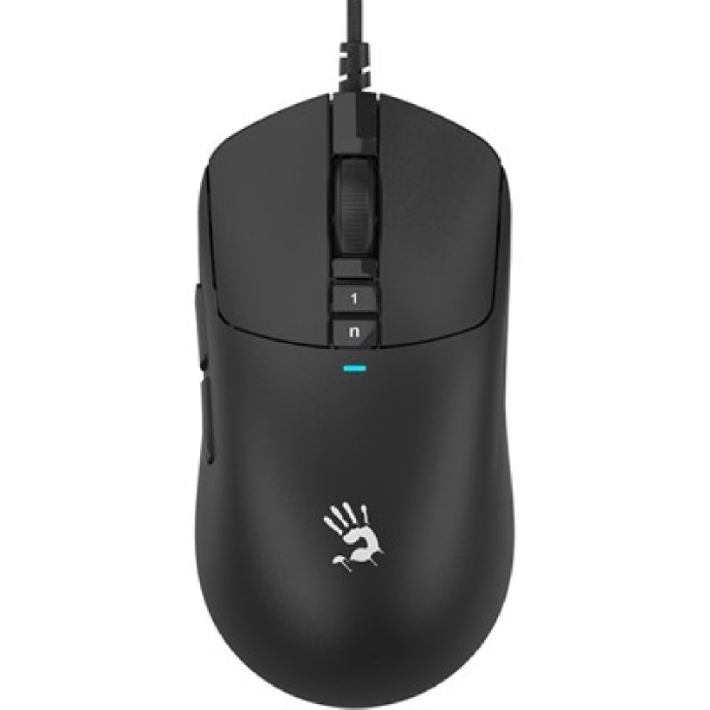 Bloody W72 Ultra Lightweight Gaming Mouse Black, Alpha Sensor, RapidSnap Rebound Technology