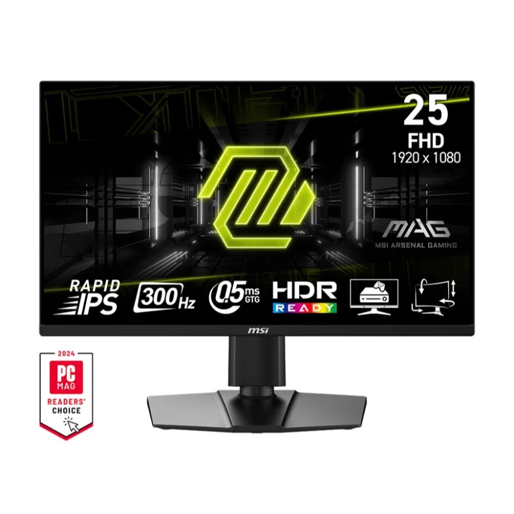 MSI MAG 255PXF 24.5 Inch 1080p 300Hz 0.5ms IPS Gaming Monitor