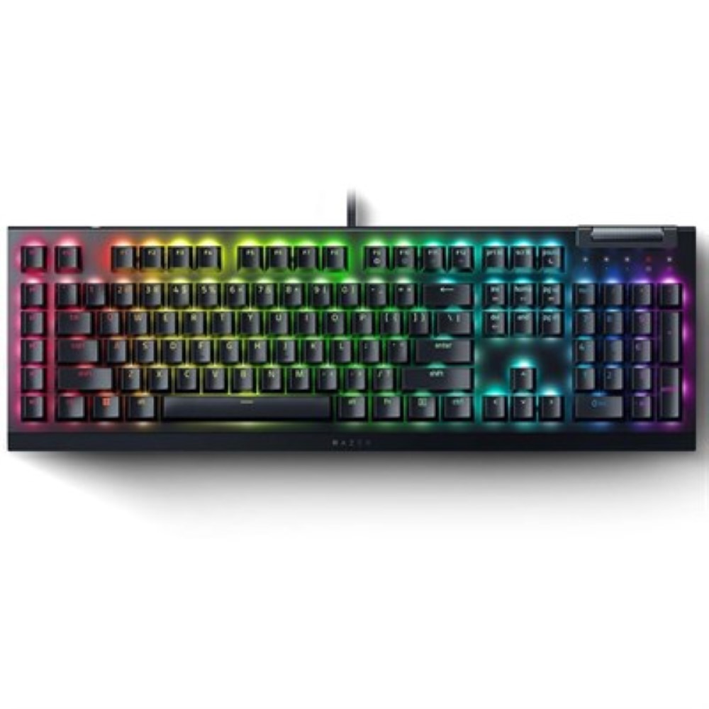 Razer BlackWidow V4 X RGB Mechanical Gaming Keyboard - Green Switches