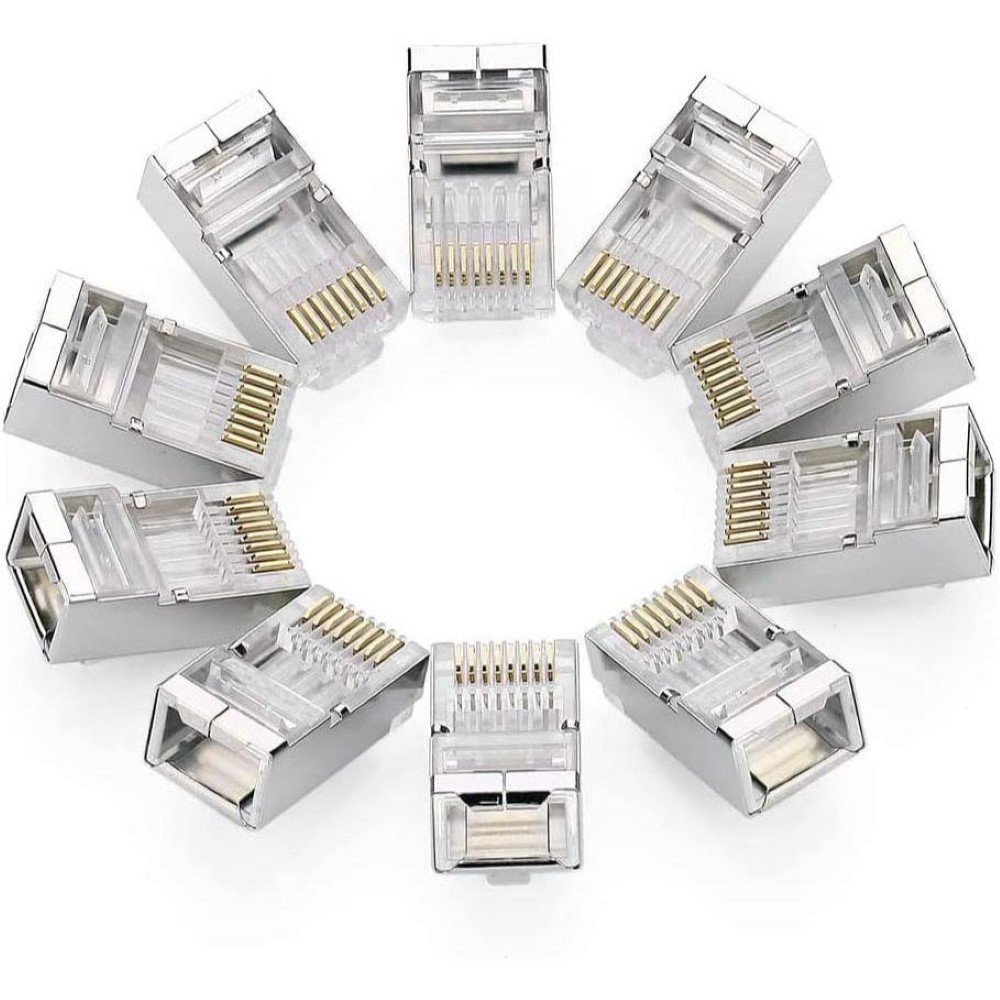 UGREEN 20333 Cat 6 Shielding Crystal Head 10Pcs