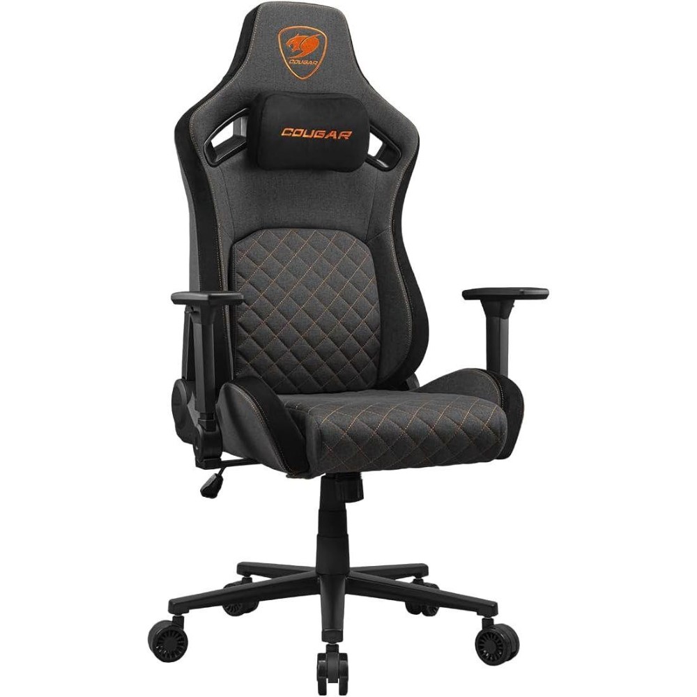 Cougar Defensor Ergonomic Office/Gaming Chair Grey-Orange