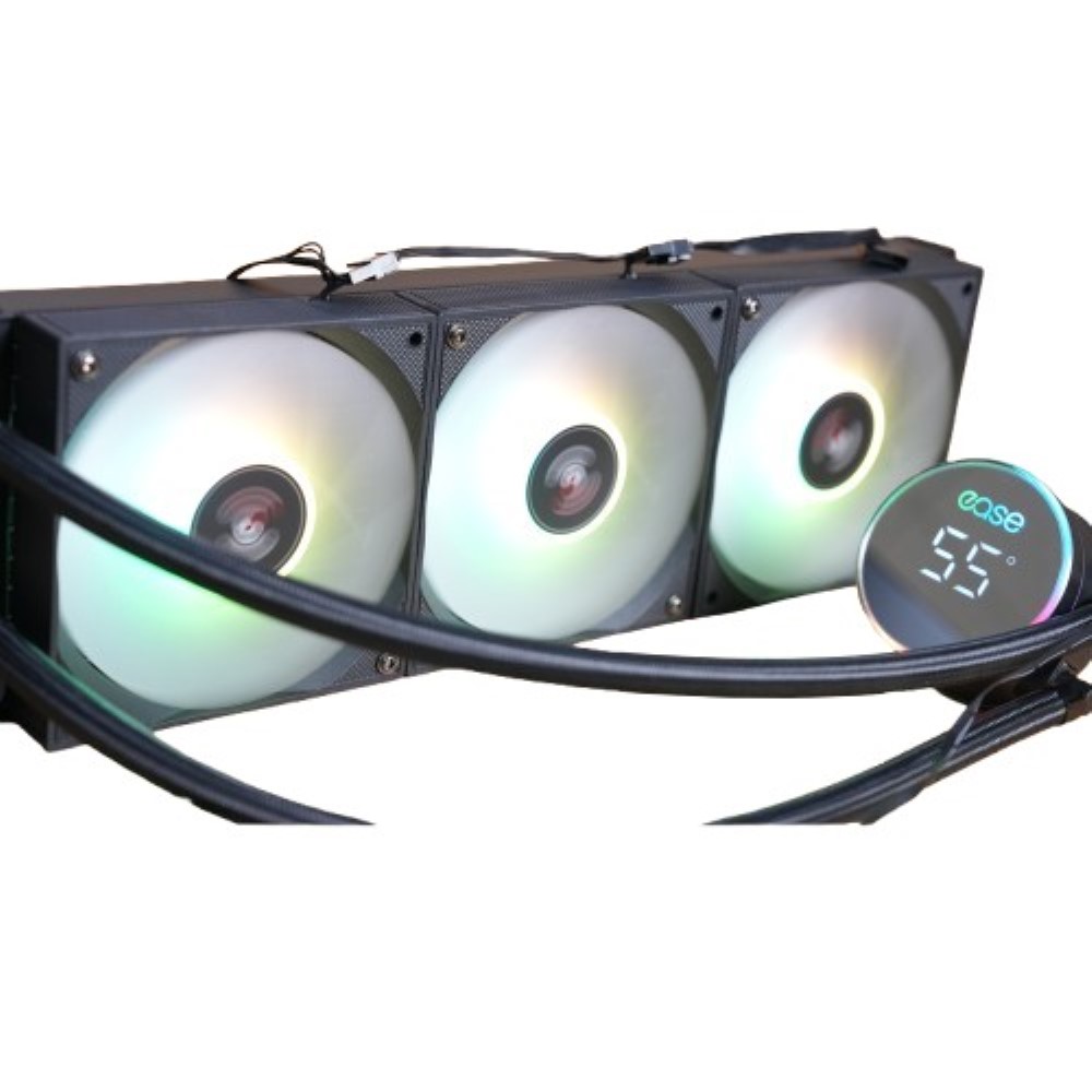 Buy EASE ELC360 (360MM) ARGB Liquid Cooler With Temperature Display ...