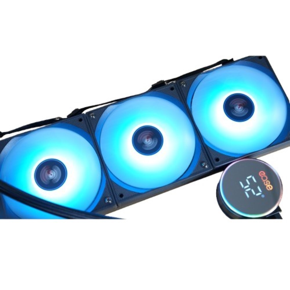 Buy EASE ELC360 (360MM) ARGB Liquid Cooler With Temperature Display ...