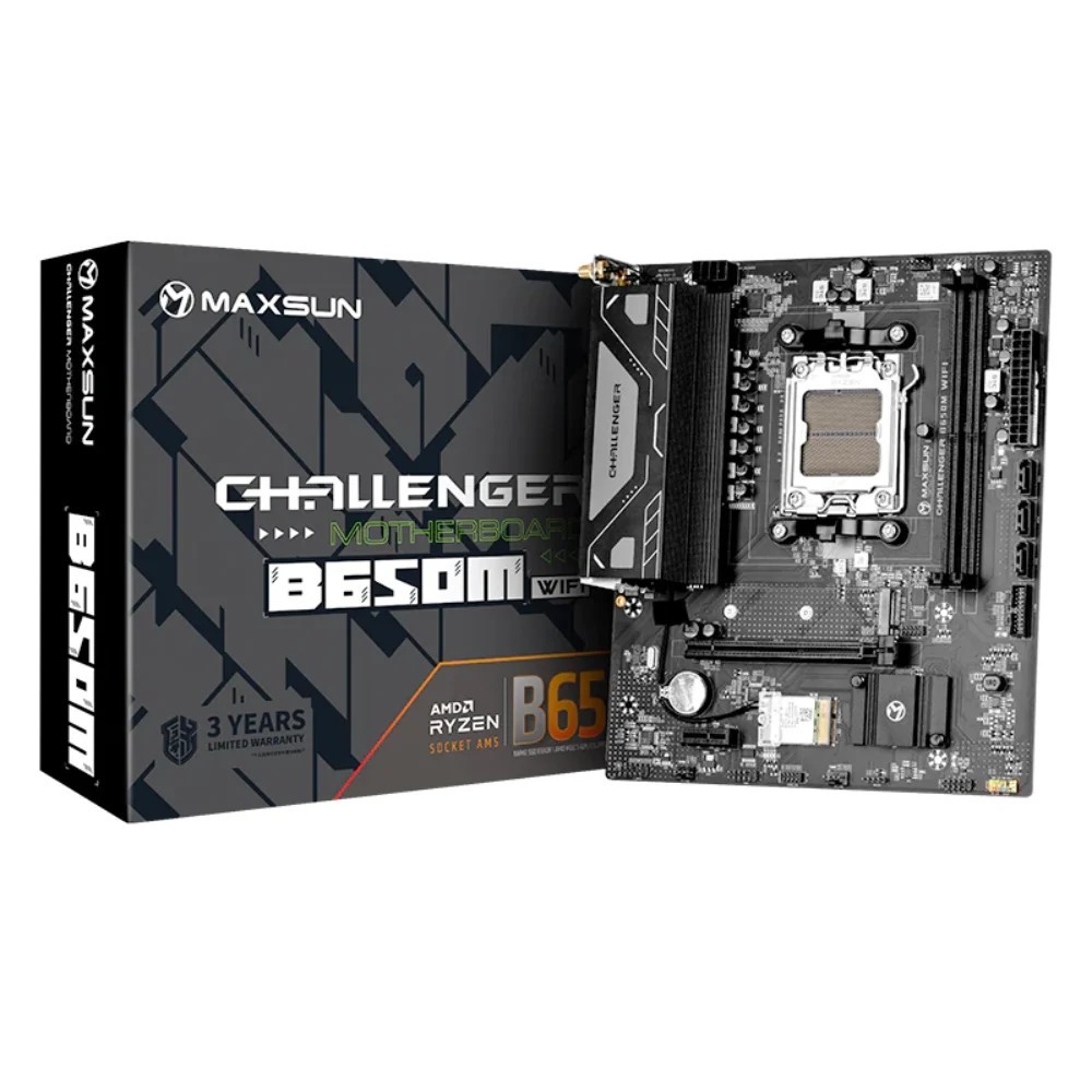MAXSUN New Challenger B650M WIFI AM5 Support 7000 CPU DDR5 Motherboard