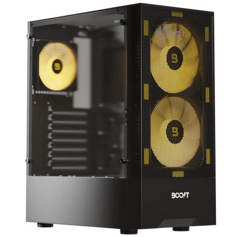 Boost Enclosure Pro Series P100 with 3 ARGB Fans