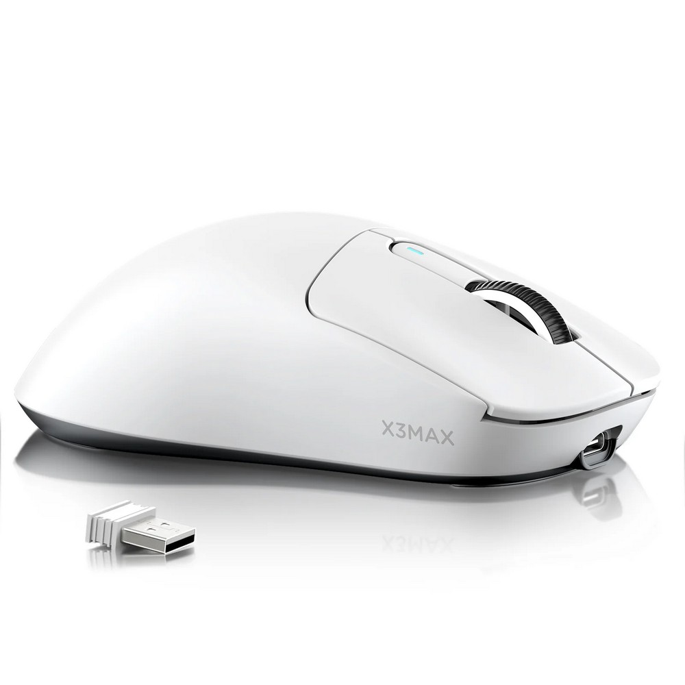 ATTACK SHARK X3MAX PAW3950 Wireless Gaming Mouse White