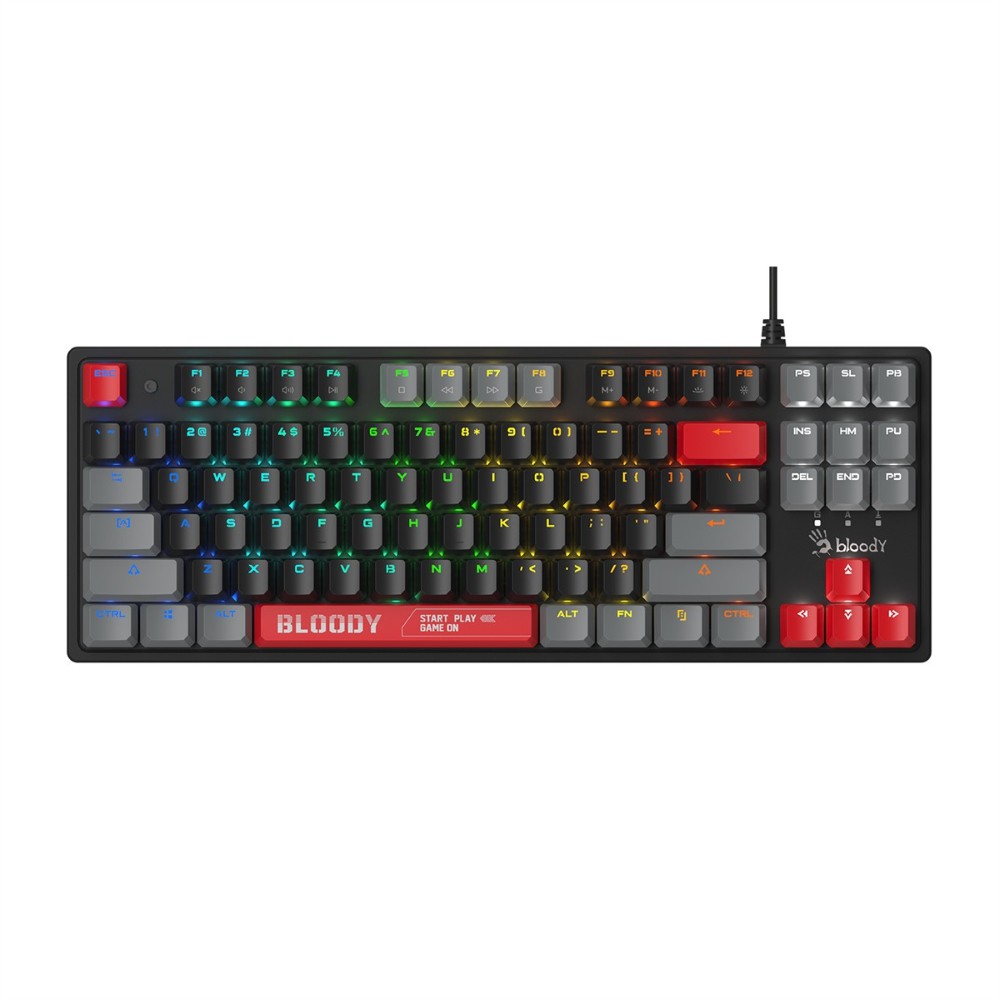 Bloody S310N RGB BLMS Mechanical Gaming Keyboard - Energy Red