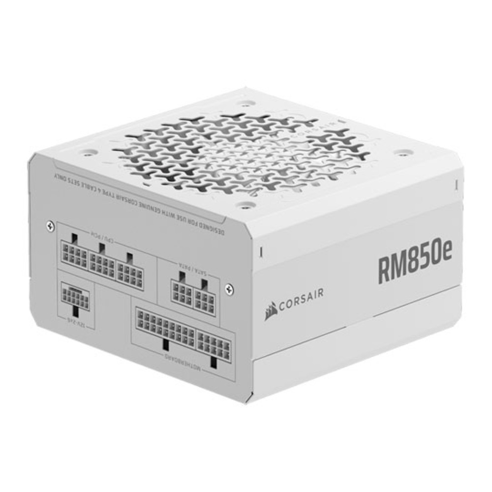 Corsair RMe Series™ RM850e - Fully Modular Low-Noise ATX Power Supply - White (UK)