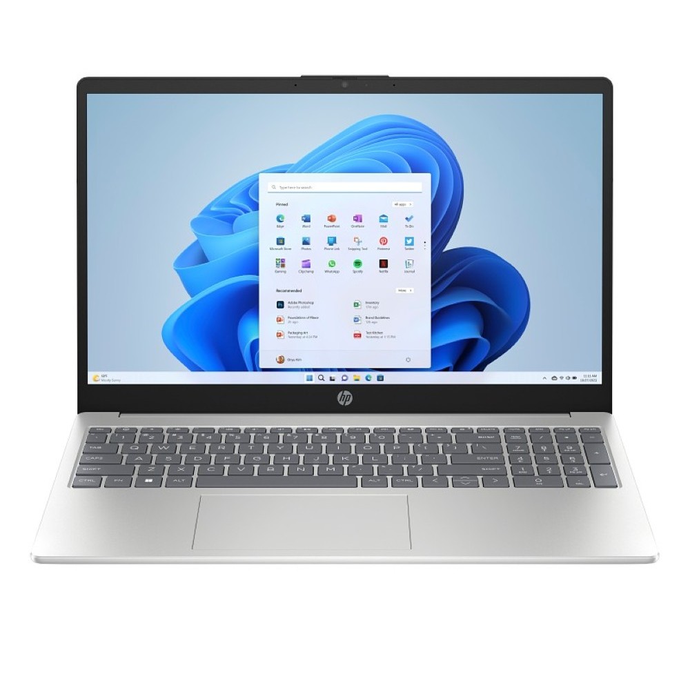 HP 15-FD0358TU Intel Core i7 13th Gen 8GB 512GB SSD 15.6 Inch FHD Display Backlit KB Win11 Natural Silver