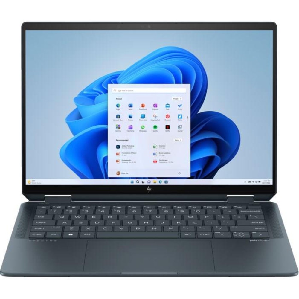 HP Spectre X360 2 in 1 14-EU0085TU Laptop Intel Core Ultra 7 155H, 16GB DDR5, 1TB SSD, Intel Arc Graphics, 14 Inch 3K OLED Touch Screen, Windows 11 Home, Slate blue aluminum