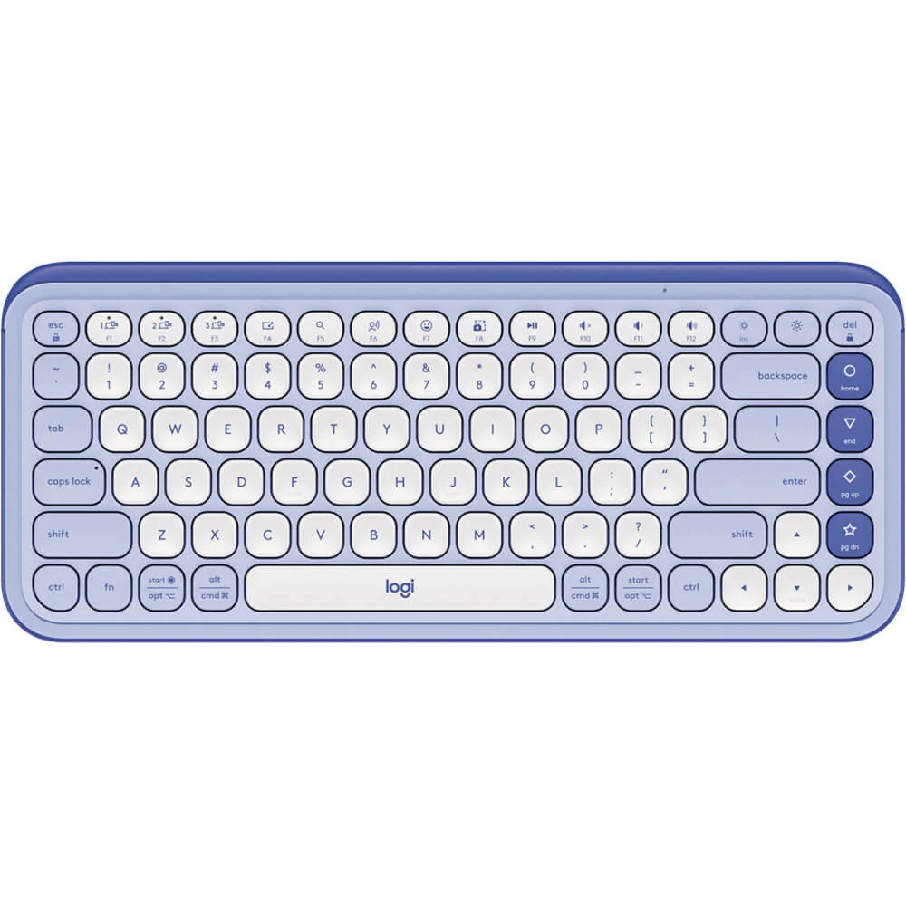Logitech POP ICON KEYS Compact Wireless Keyboard Lilac - 920-013086