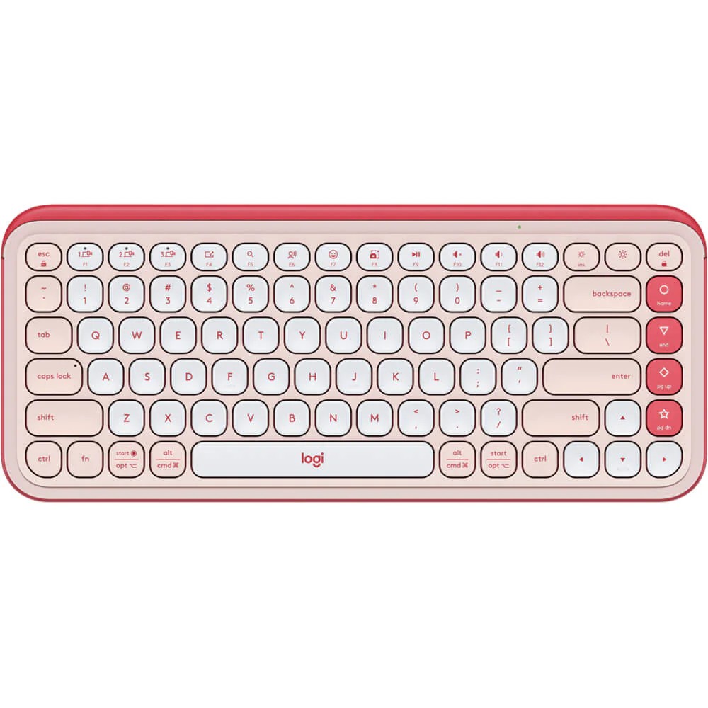 Logitech POP ICON KEYS Compact Wireless Keyboard Rose - 920-013085