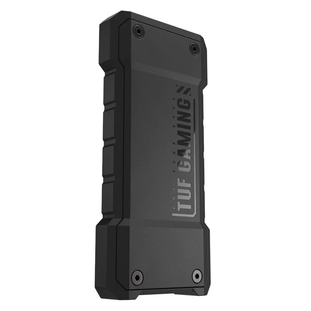 ASUS TUF Gaming A2 ESD-T1W USB-C 3.2 Gen 2×2 Portable SSD Enclosure, Dual M.2 NVMe PCIe and SATA