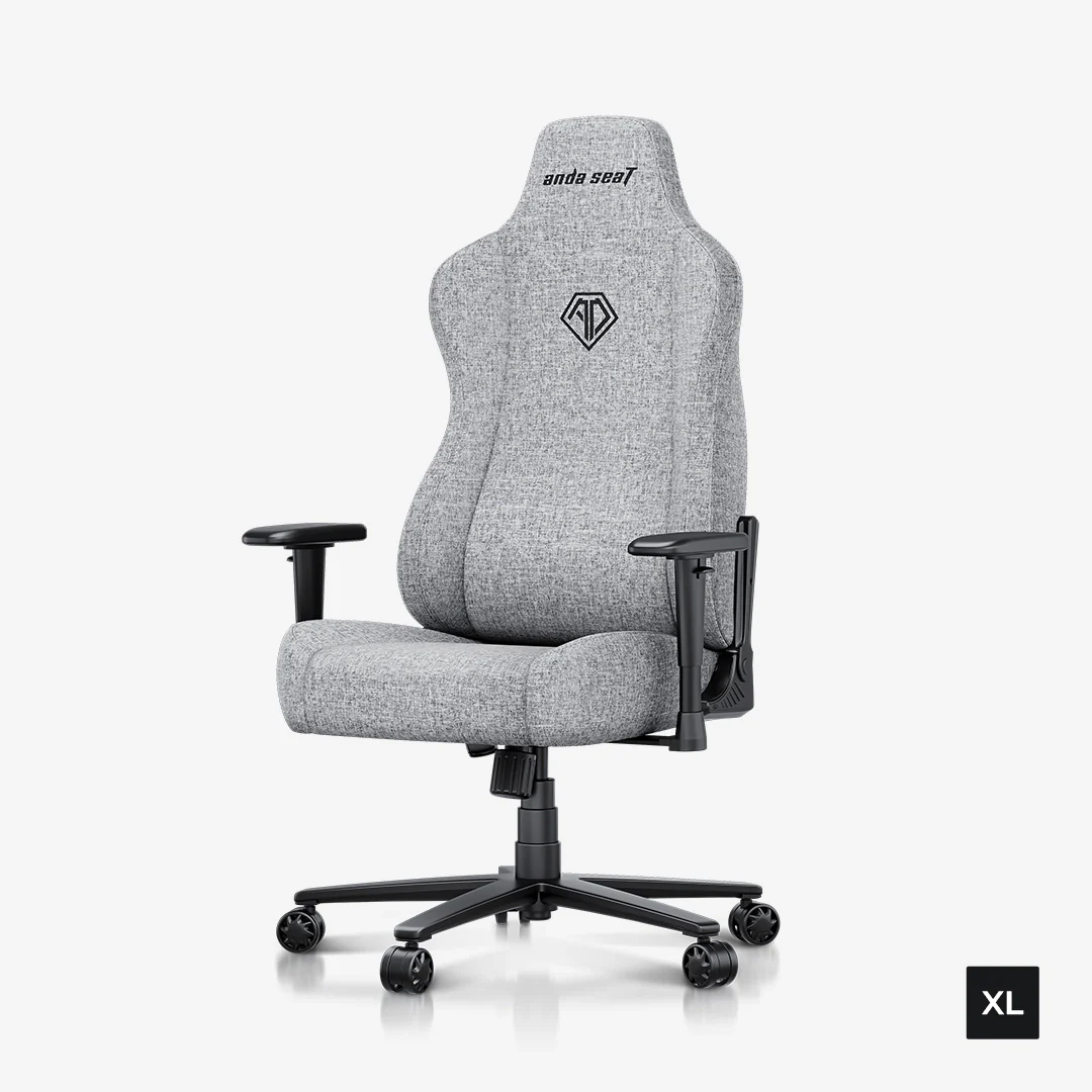 Anda Seat Novis Series Best Budget Ergonomic Fabric XL Gaming Chair Ash Gray