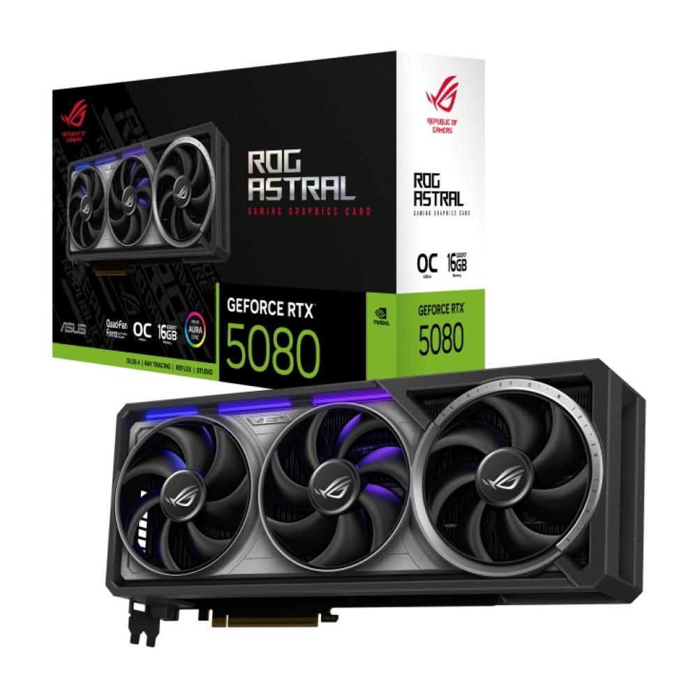 Asus ROG Astral GeForce RTX™ 5080 16GB GDDR7 OC Edition Graphics Card