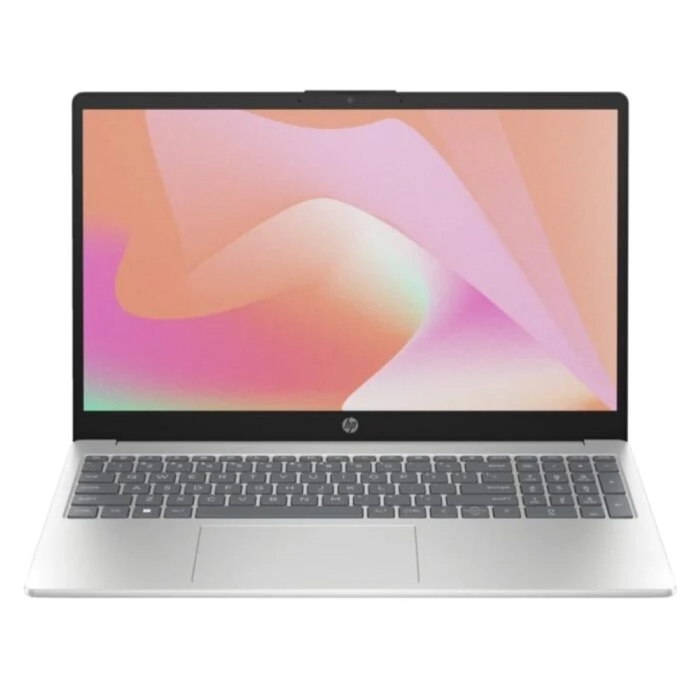 HP 15-FD0558NIA Laptop, Intel Core i7-1355U, 8GB DDR4 3200MHz, 512GB PCIe NVMe SSD, Intel Iris Xe Graphics, 15.6 Inch FHD Anti-Glare Display, Backlit Keyboard, Natural Silver