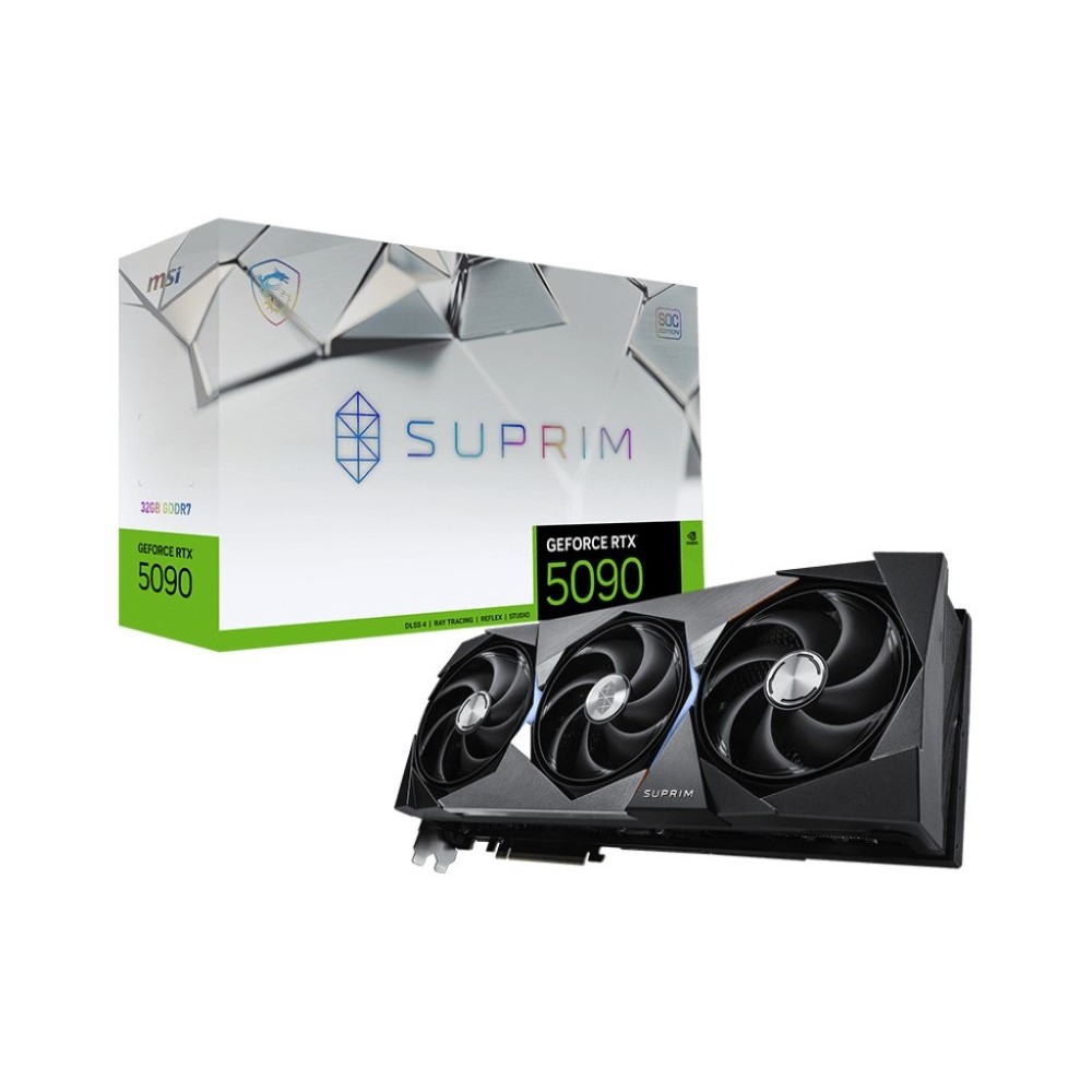 MSI GeForce RTX 5090 SUPRIM 32GB GDDR7 PCIe 5.0 x16 Graphics Card