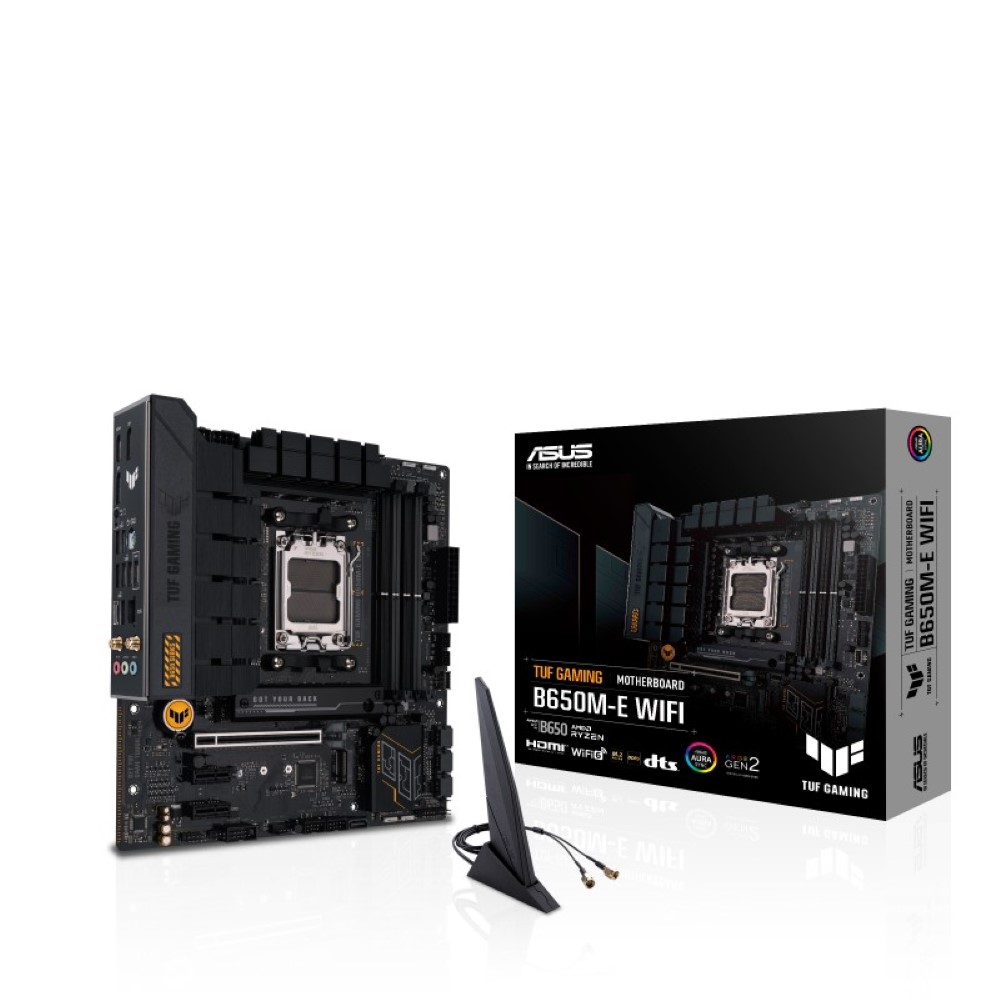 ASUS TUF GAMING B650M-E WIFI AM5 DDR5 micro ATX Gaming Motherboard