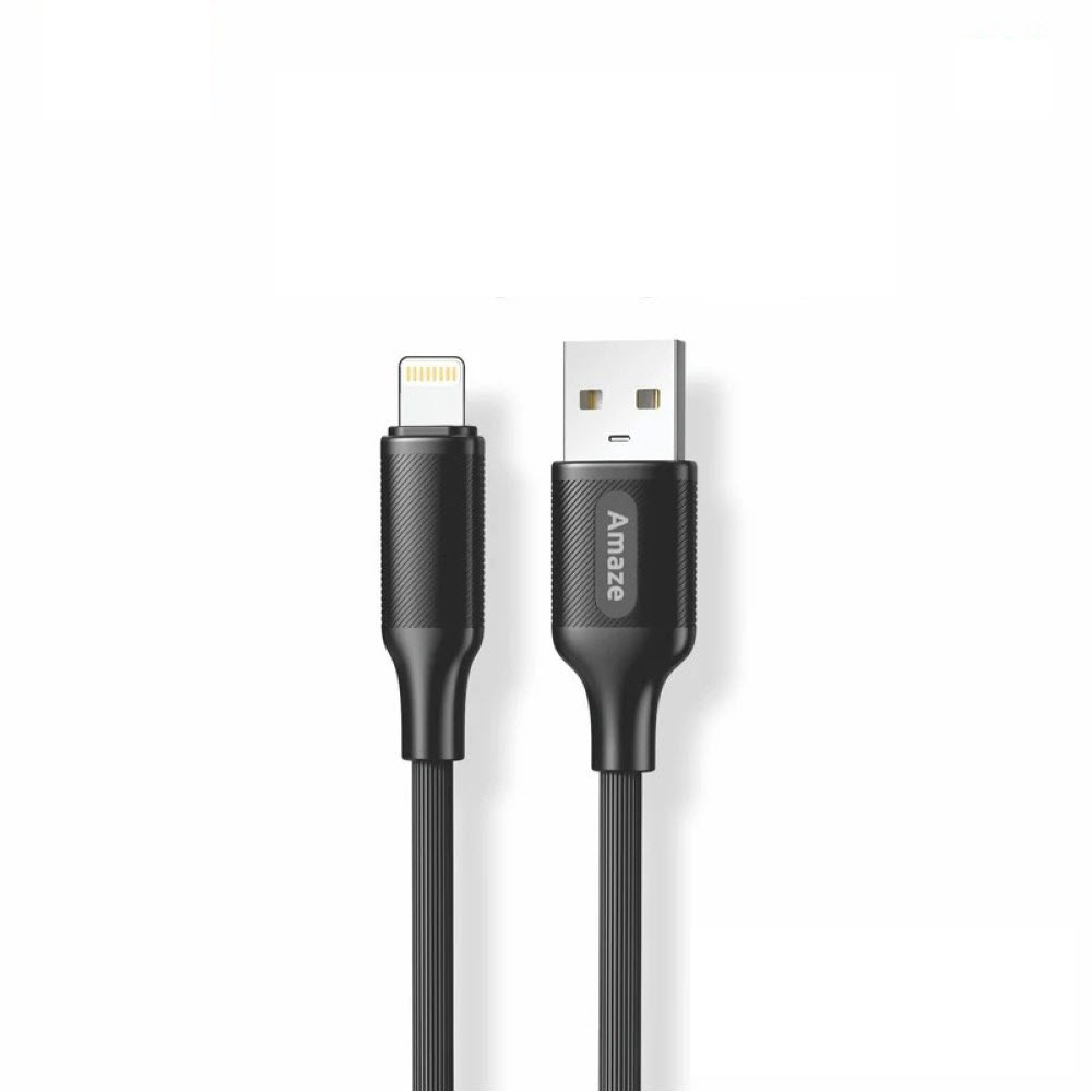 Amaze A24 Swift Series USB to Lightning Cable 2.4A -1m Black