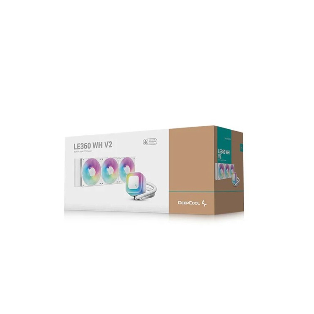 Deepcool LE360 V2 ARGB 360mm Liquid CPU Cooler White