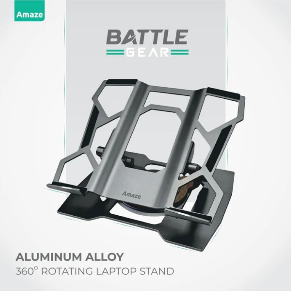 Amaze A540 Battle Gear Aluminum Alloy 360 Degree Laptop Stand