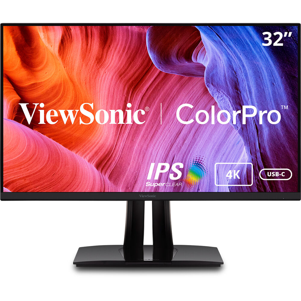 ViewSonic VP3256-4K 32 Inch 4K UHD IPS Ergonomic Monitor