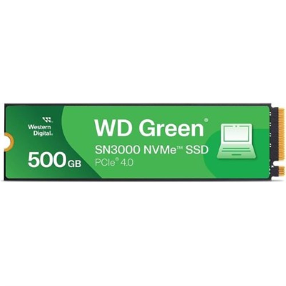 WESTERN DIGITAL Green SN3000 500GB Gen 4 5000MB/s NVMe M.2 SSD