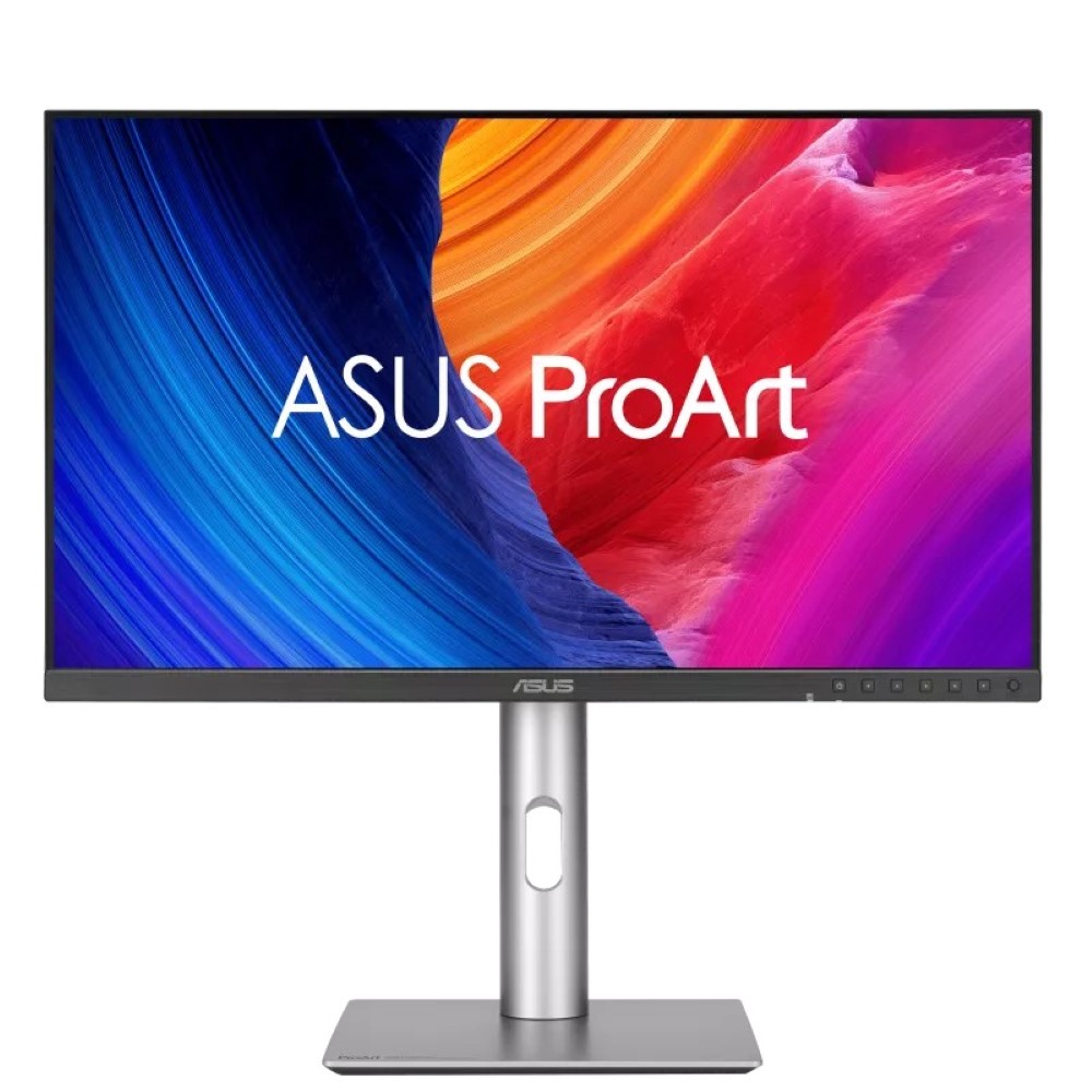 Asus ProArt Display 5K PA27JCV Professional Monitor 27-inch IPS 5K (5120 x 2880) 99% DCI-P3 LuxPixel™ AGLR Light Sync Color Accuracy ΔE < 2 Calman Verified USB-C PD 96W VESA DisplayHDR 500 and VESA MediaSync Auto KVM Ergonomic Stand Green Sustainability