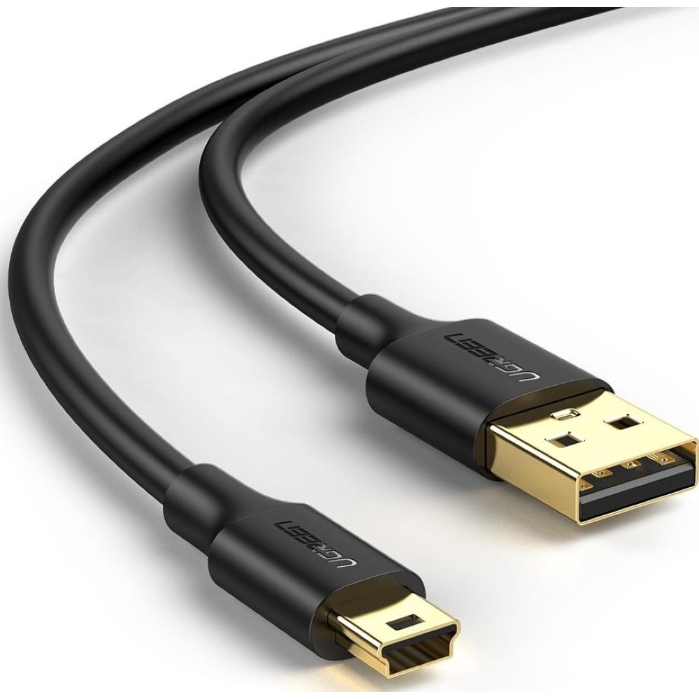 UGREEN 30472 USB 2.0 Male to Mini 5-Pin Male Cable (2 Meter)