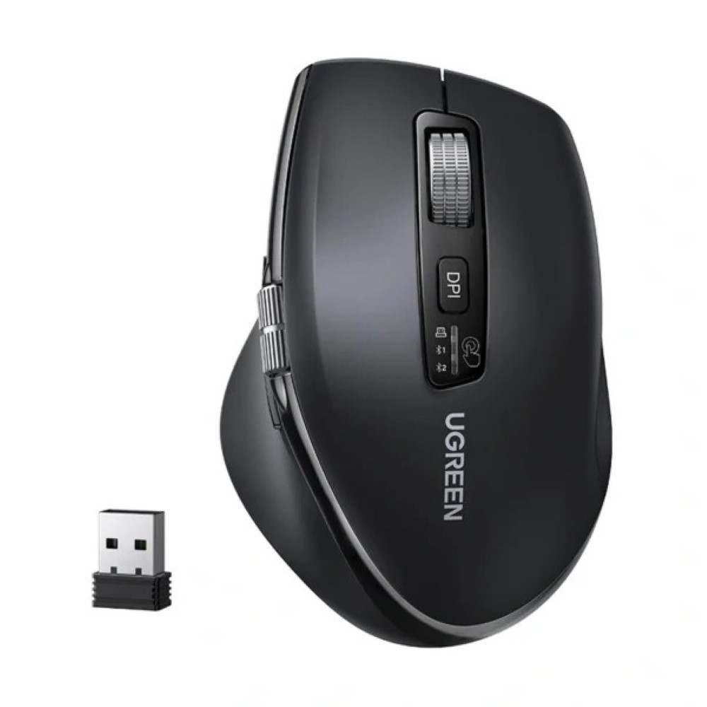 UGREEN 45792 Thumb Wheel & Side Scrolling Multi-Mode Wireless Bluetooth Mouse