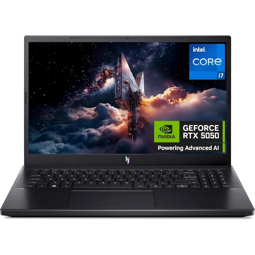 Acer Nitro V15 ANV15-52-58ZA Gaming Laptop | Intel Core 5 210H | 16GB DDR4 | 512GB SSD | RTX 5050 8GB | 15.6 Inch FHD IPS 165Hz Obsidian Black