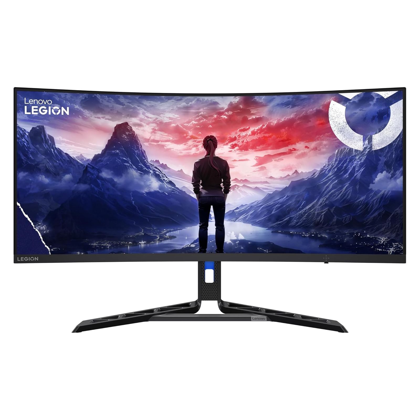 Lenovo Legion R34W-30 34 Inch 180Hz VA Curved 3440 x 1440 WQHD 2 x HDMI 1x DP 1 x Audio Out Gaming Monitor