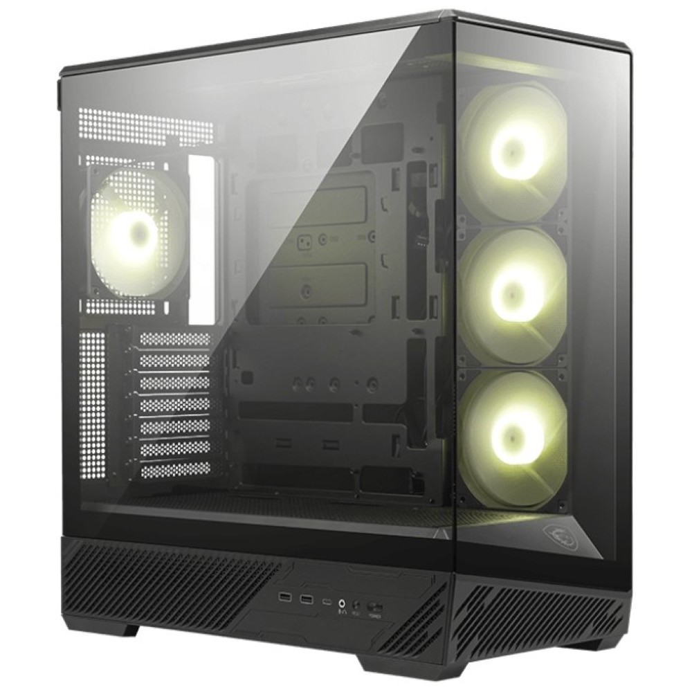 MSI MAG PANO 130R PZ Mid-Tower Gaming Case - Black