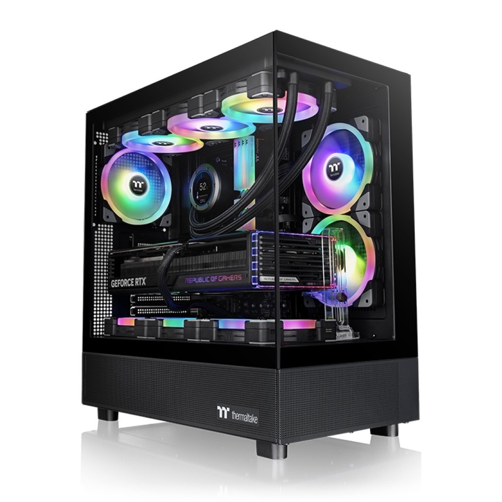 Thermaltake View 270 TG ARGB Mid Tower Gaming Case - Black