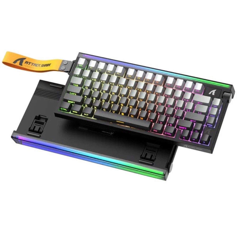 ATTACK SHARK R85 HE Rapid Trigger Keyboard Magnetic Switch with Custom Lightbox - Moonlight