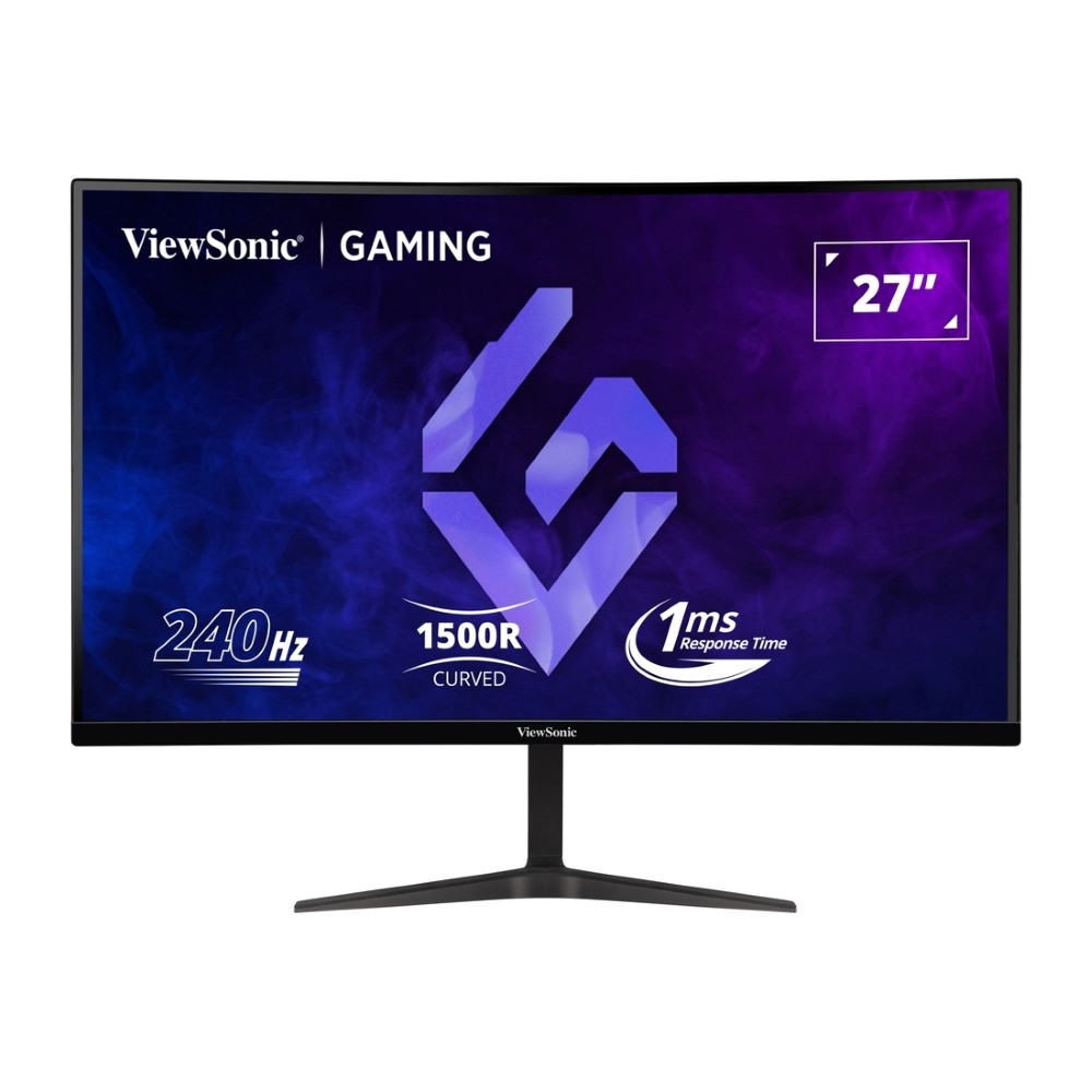 ViewSonic VX2719-PC-MHD 27 Inch 240Hz 1ms 1500R Curved AMD FreeSync Premium Gaming Monitor