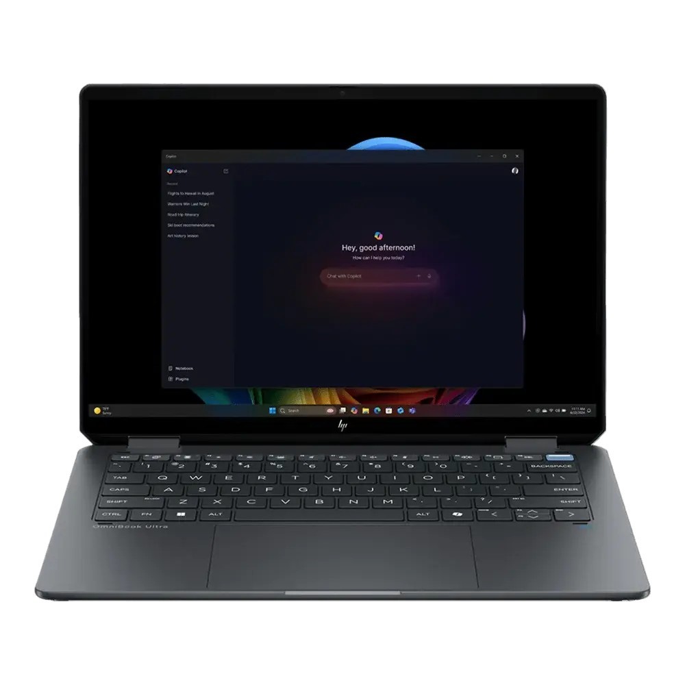 HP OmniBook Ultra Flip 14 FH0068TU Intel Core Ultra 7 258v 32GB 1TB SSD 14 Inch 3K OLED Touchscreen x360 Display Fingerprint Reader Backlit KB Win11 Eclipse Gray