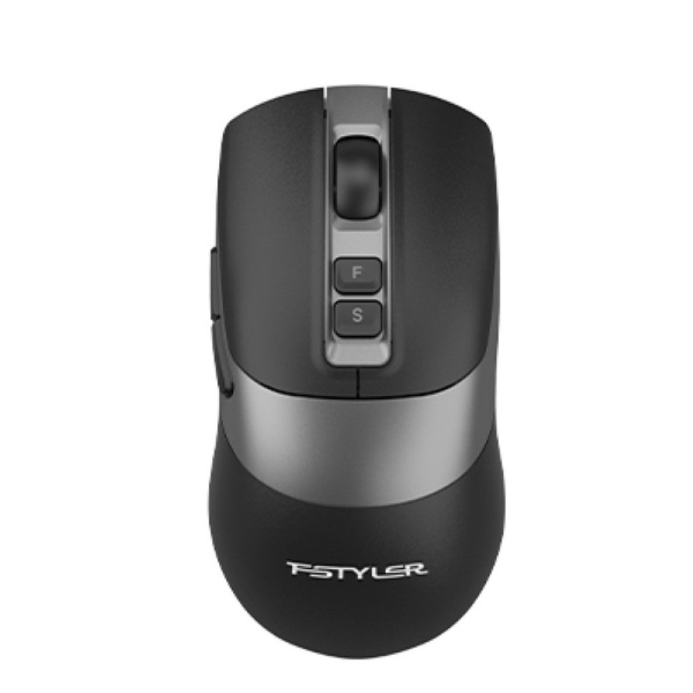 A4tech FG50S Plus Fstyler 2.4G Wireless Silent Click Mouse - Black