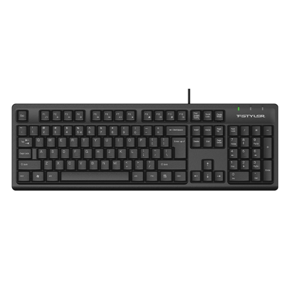A4tech FK12 Fstyler FN Multimedia USB Wired Keyboard - Black