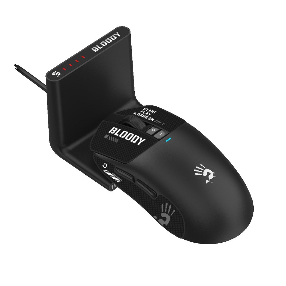 Bloody R72 Ultra Duo WaveLink Full Speed Dual Mode Wireless Gaming Mouse - Black