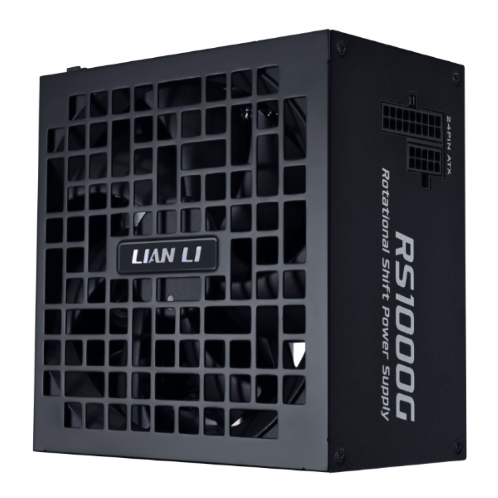 Lian Li RS 1000W Fully Modular 80+ Gold PCIE 5.1 Black PSU with Hub ATX 3.1 - Black