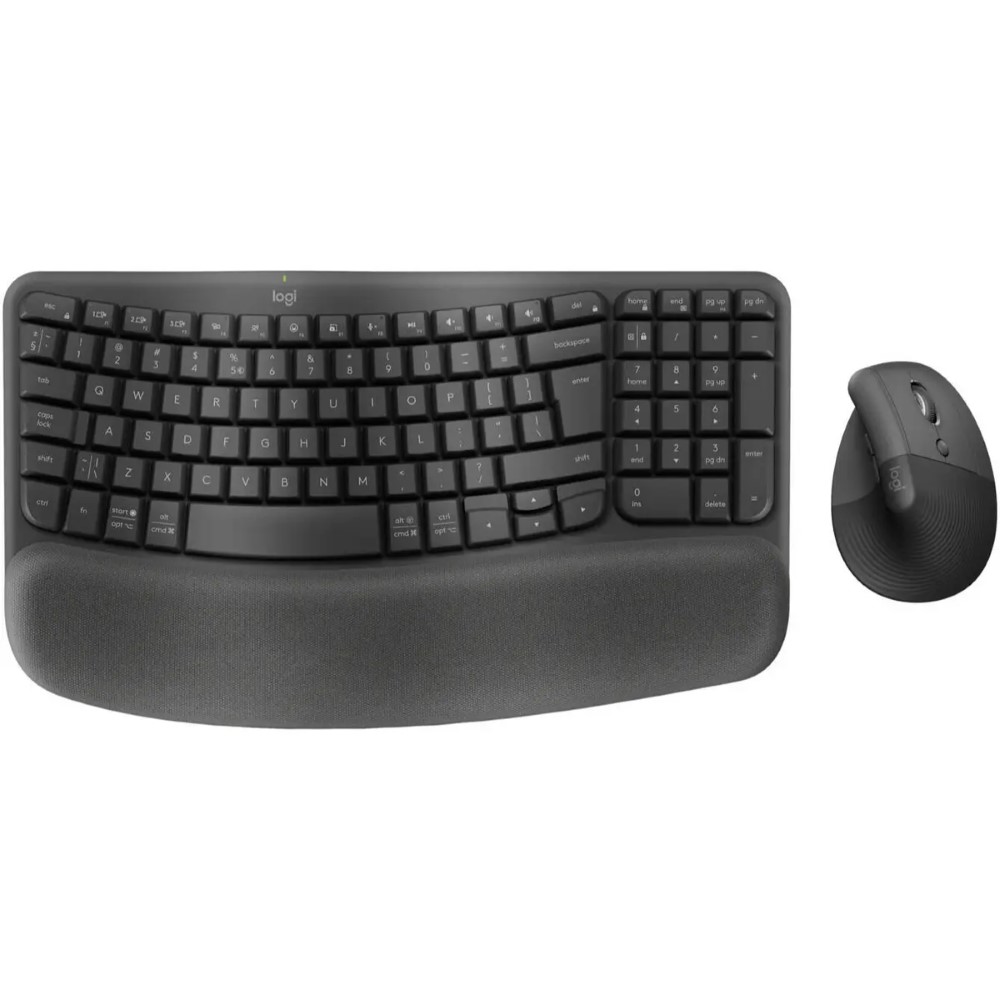 Logitech Wave Keys and Lift Keyboard & Mouse Combo - 920-013639