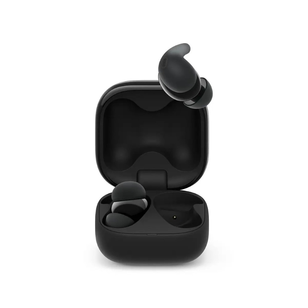 Sony WF-LS910 Linkbuds Fit Active Noise Cancelling Wireless Bluetooth in Earbuds Comfortable Fit with New Supporters High Call Quality with AI - Black