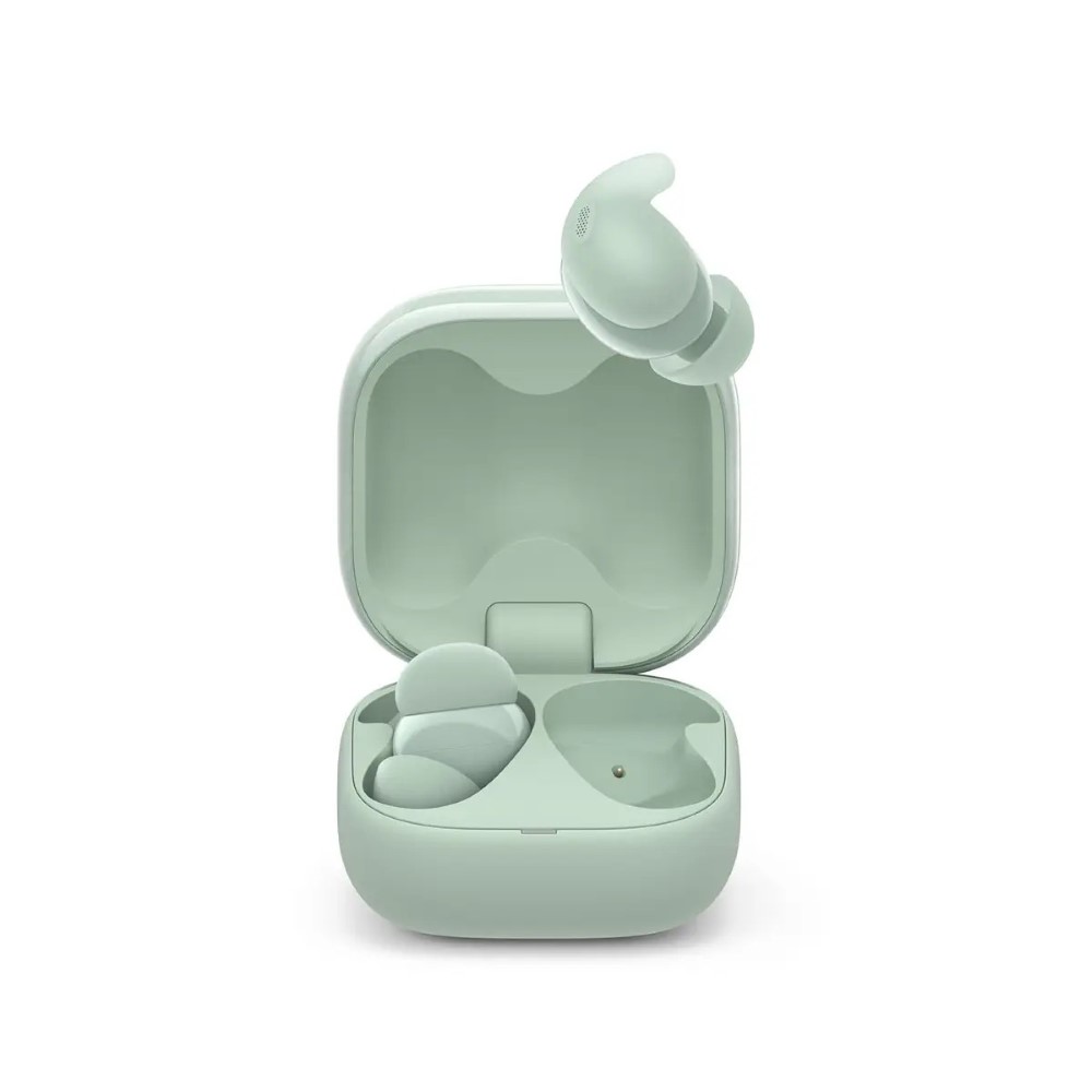 Sony WF-LS910 Linkbuds Fit Active Noise Cancelling Wireless Bluetooth in Earbuds Comfortable Fit with New Supporters High Call Quality with AI - Green