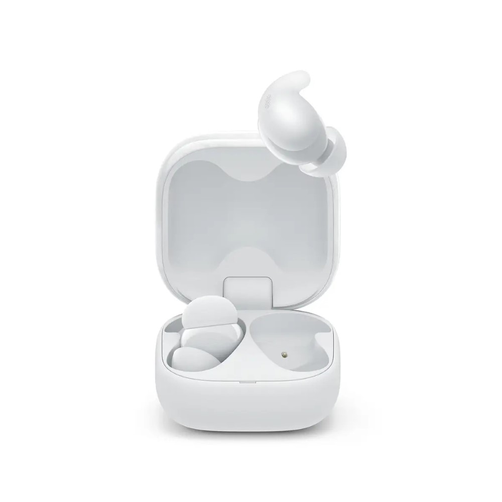 Sony WF-LS910 Linkbuds Fit Active Noise Cancelling Wireless Bluetooth in Earbuds Comfortable Fit with New Supporters High Call Quality with AI - White
