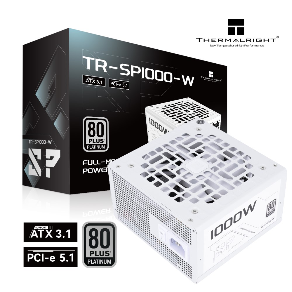 Thermalright SP-1000-W 1000W 80 Plus Platinum Fully Modular Power Supply White