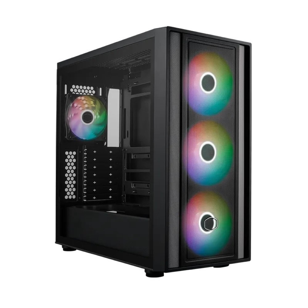 Cooler Master MasterBox 600 ATX Mid-Tower Gaming Case - Black