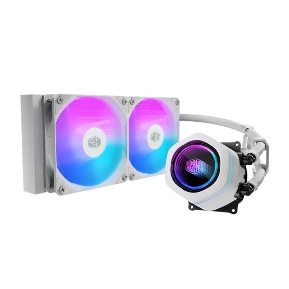 Cooler Master MasterLiquid Core Nex 240 CPU Liquid Cooler - White