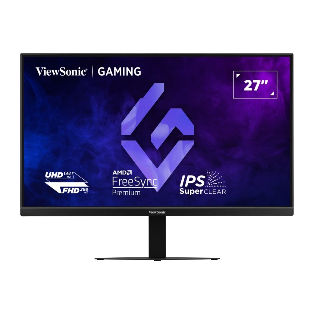 ViewSonic XG2730D-4K 27 Dual Mode Esports Gaming Monitor with 4K UHD 144Hz FHD 288Hz 1ms MPRT FreeSync Premium & G-Sync Compatible