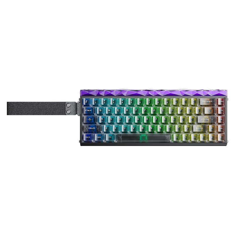 AULA HERO 68 HE Wired Mechanical Keyboard Black Frosted Translucent – Jade King Switches